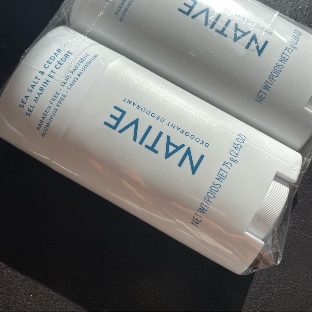 New 2 Pack Native Deodorant